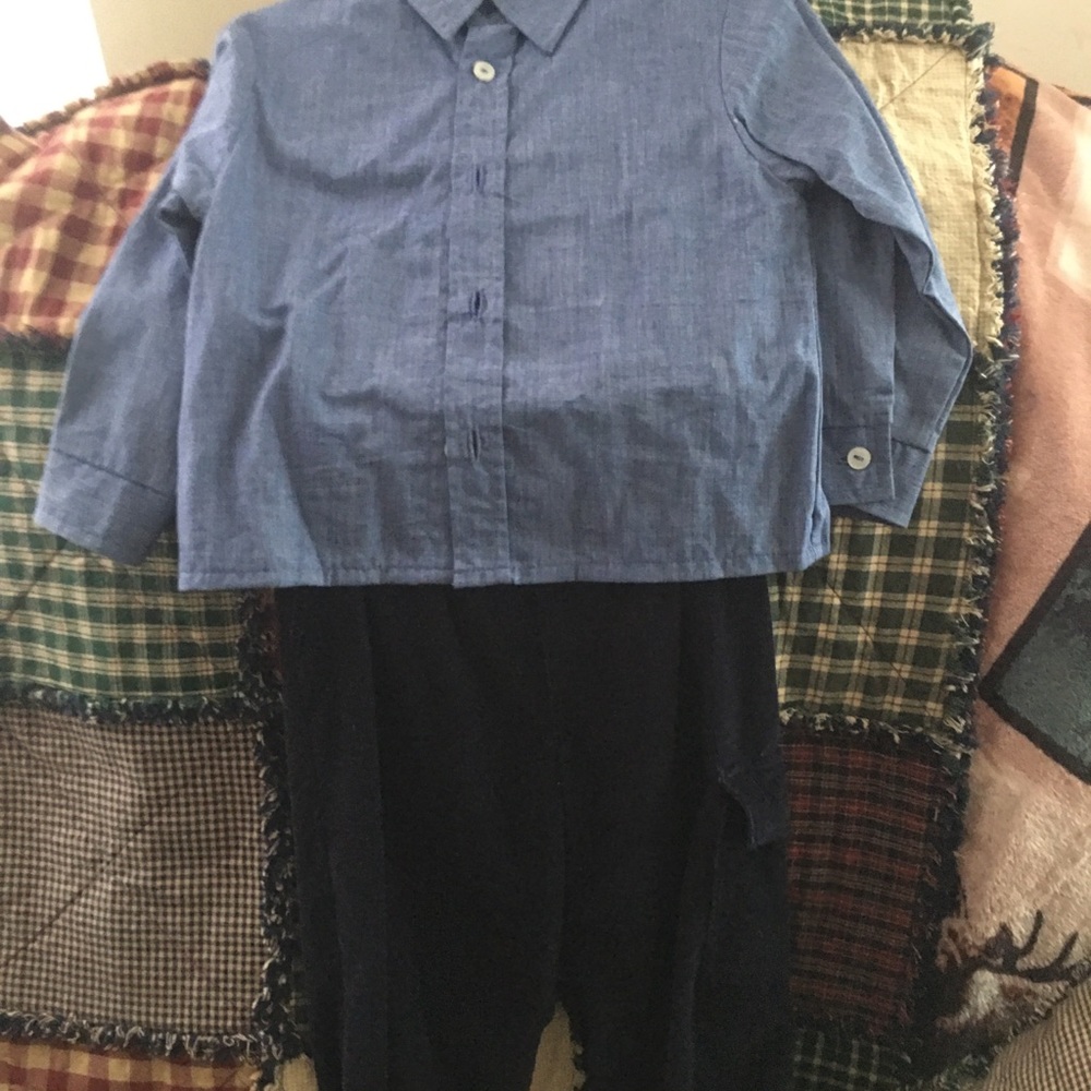 Dress shirt and corduroy pants 3T